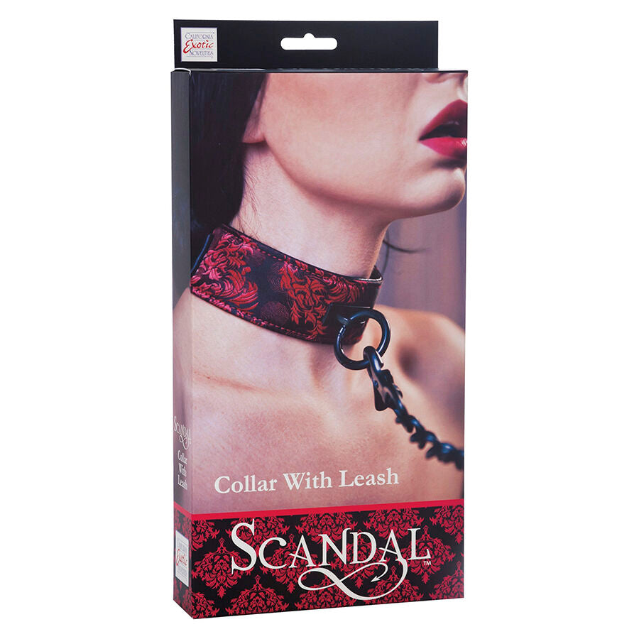CALEXOTICS - SCANDALHALSBAND MED SVART REM