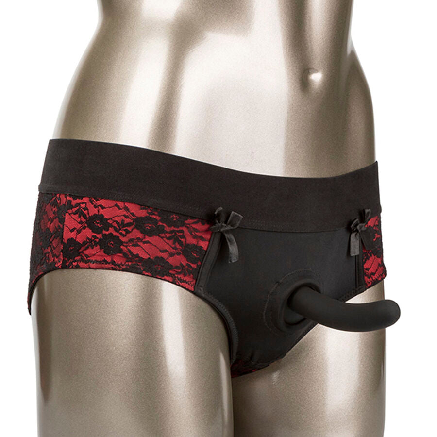 CALEXOTICS - SCANDAL SET AV CROTCHLESS TRUSOR MED DILDO STORLEK S/M