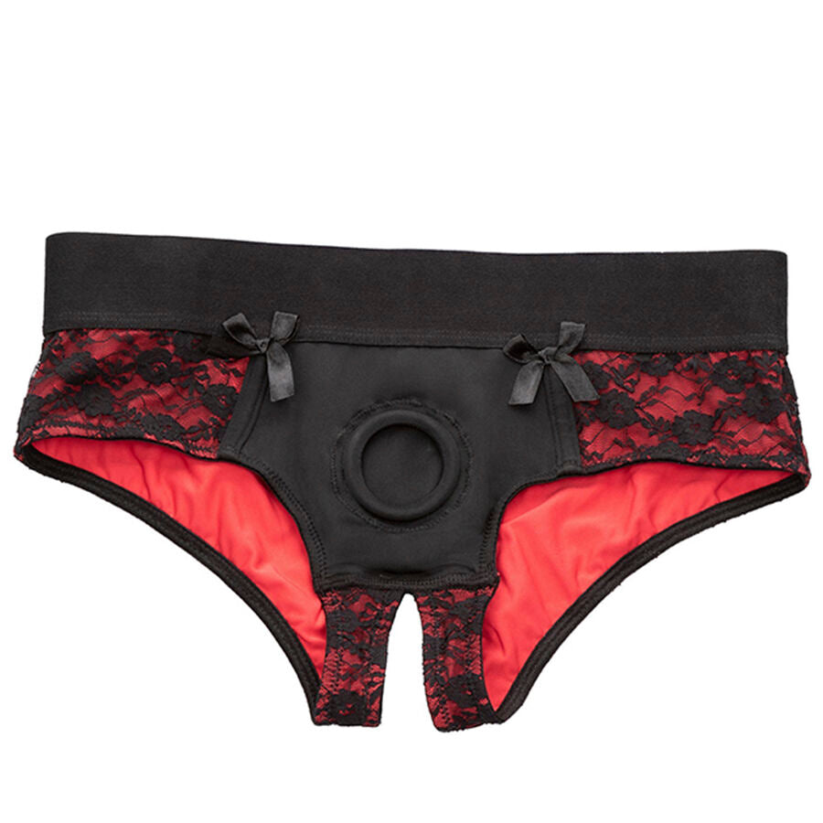 Crotchless underkläder med dildo från CalExotics
