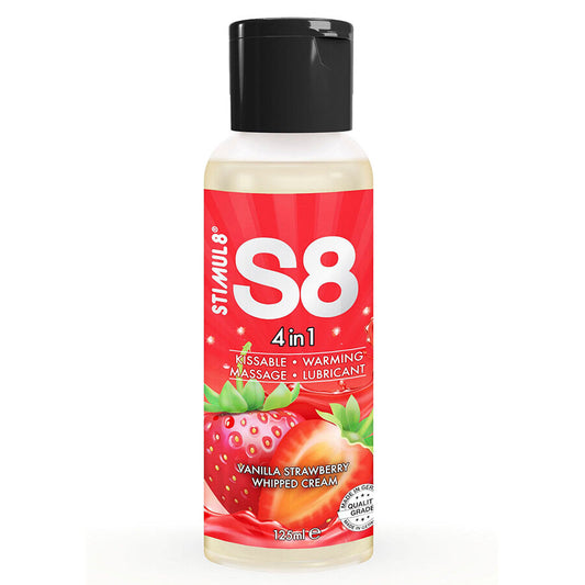 S8 4-i-1 Jordgubbsdessert Glidmedel 125 ml