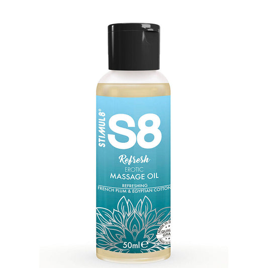 S8 Refresh erotisk massageolja 50 ml
