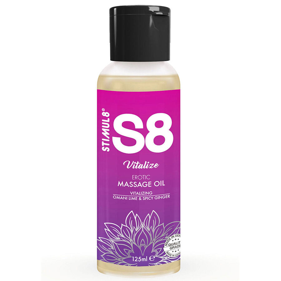 S8 Vitalize Lime Massage Oil 125 ml