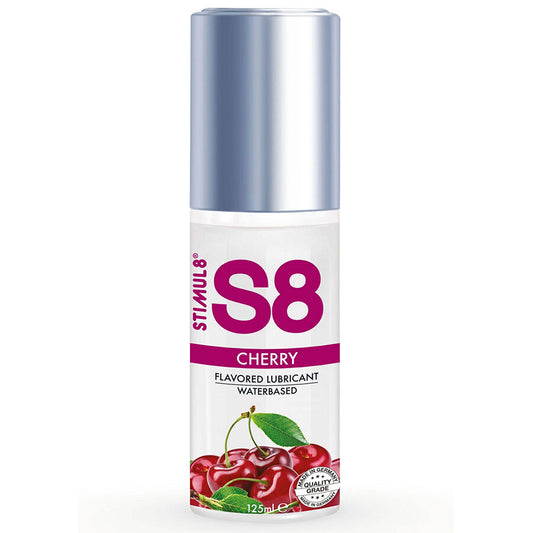 S8 KirsLubrikant 125 ml, vattenbaserad och smaksatt