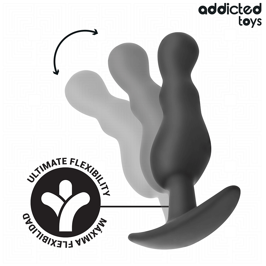 ADDICTED TOYS - Set med 3 analpluggar i silikon modell 1