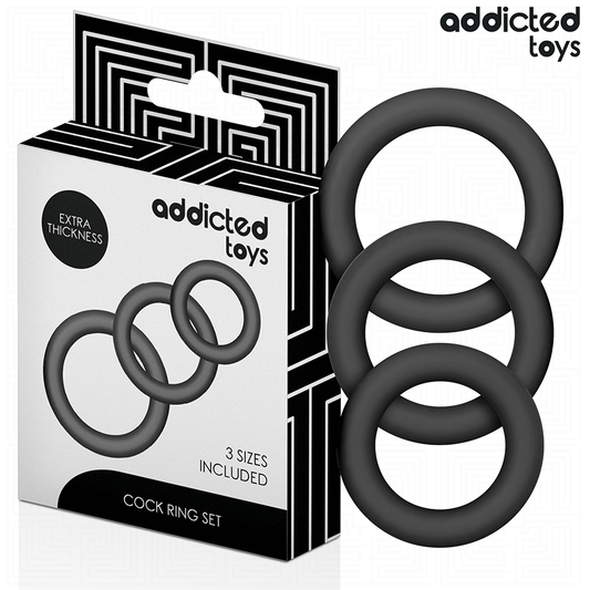 Set av silikonringar från Addicted Toys