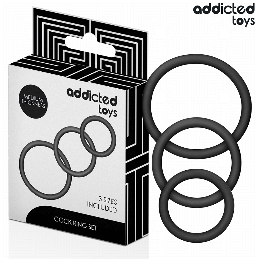 Set av silikonringar från Addicted Toys, modell 2
