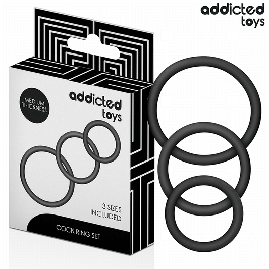 Set av silikonringar från Addicted Toys, modell 2