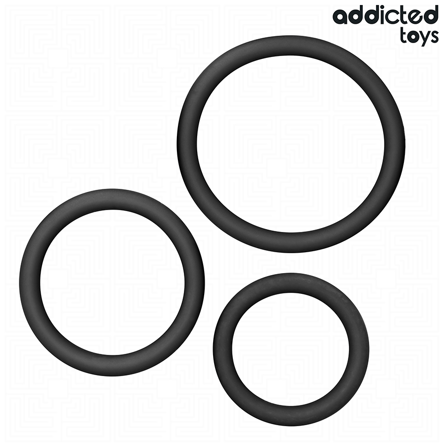 Set av silikonringar från Addicted Toys, modell 2