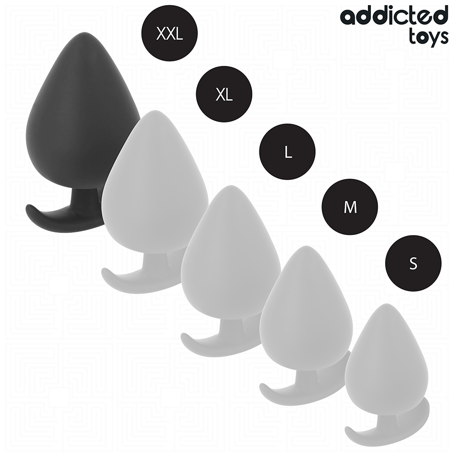 ADDICTED TOYS analplugg i silikon, storlek XXL 11 cm