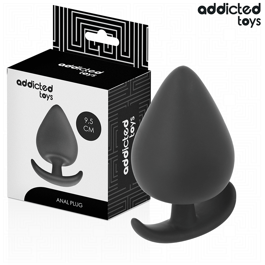 ADDICTED TOYS anal plugg i silikon, storlek XL 9.5 cm
