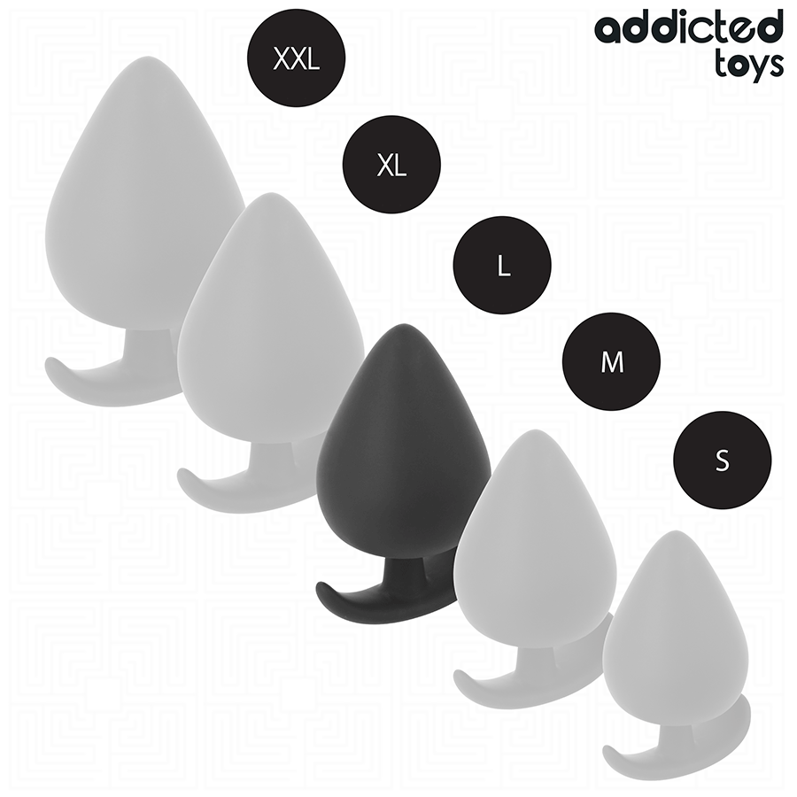 ADDICTED TOYS analplugg silikon storlek L 8 cm
