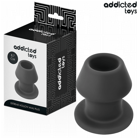 Addicted Toys Extreme Hollow Anal Plug i silikon, storlek M