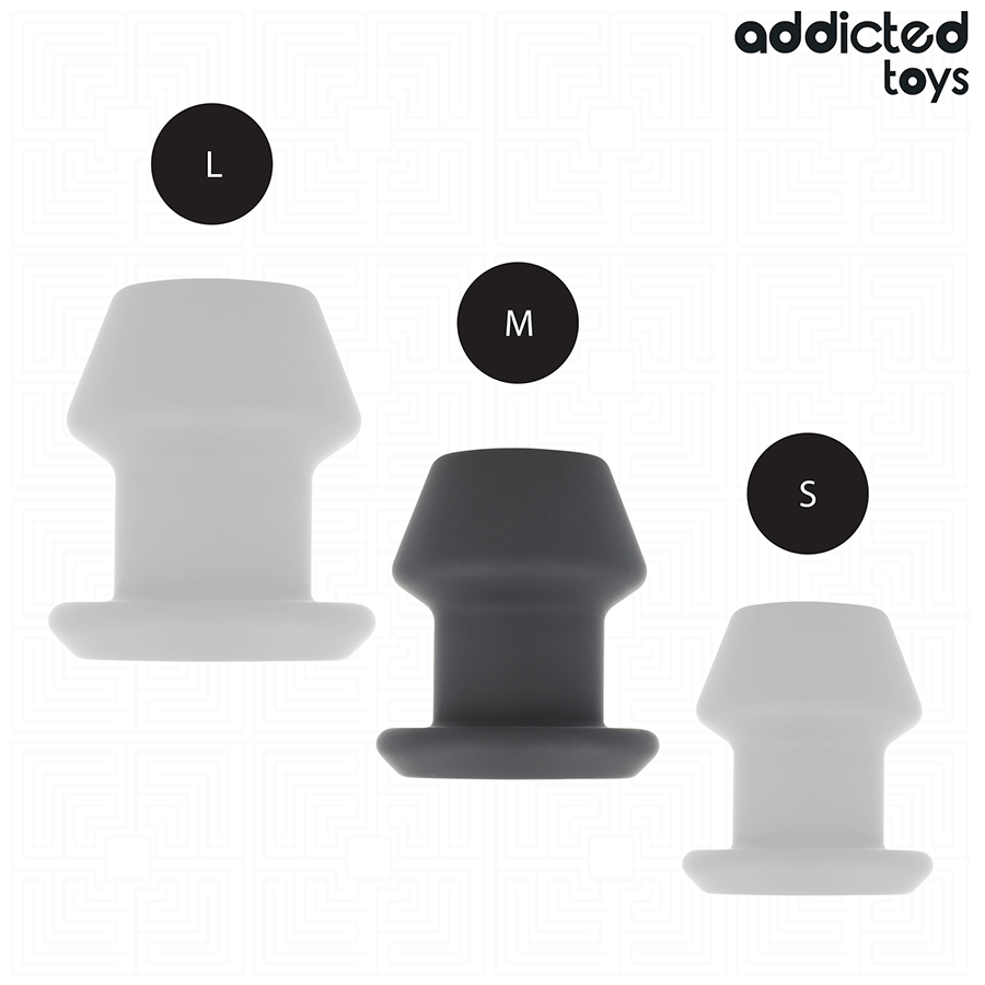 Addicted Toys Extreme Hollow Anal Plug i silikon, storlek M