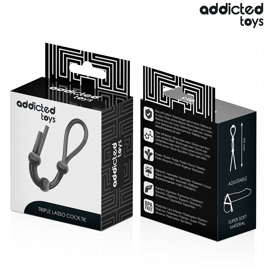 Silikonrep för Triple Loop Penis från Addicted Toys