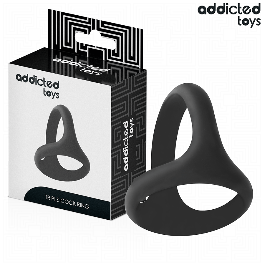 Addicted Toys tjock trippla penisring