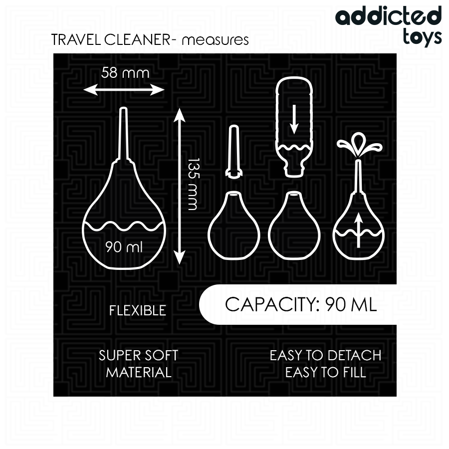 Addicted Toys Travel Size S Anal Cleanser 90 ml