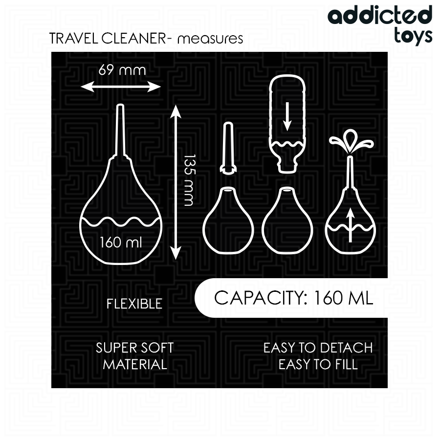 ADDICTED TOYS - resa ANAL CLEANER SIZE M 160 ML