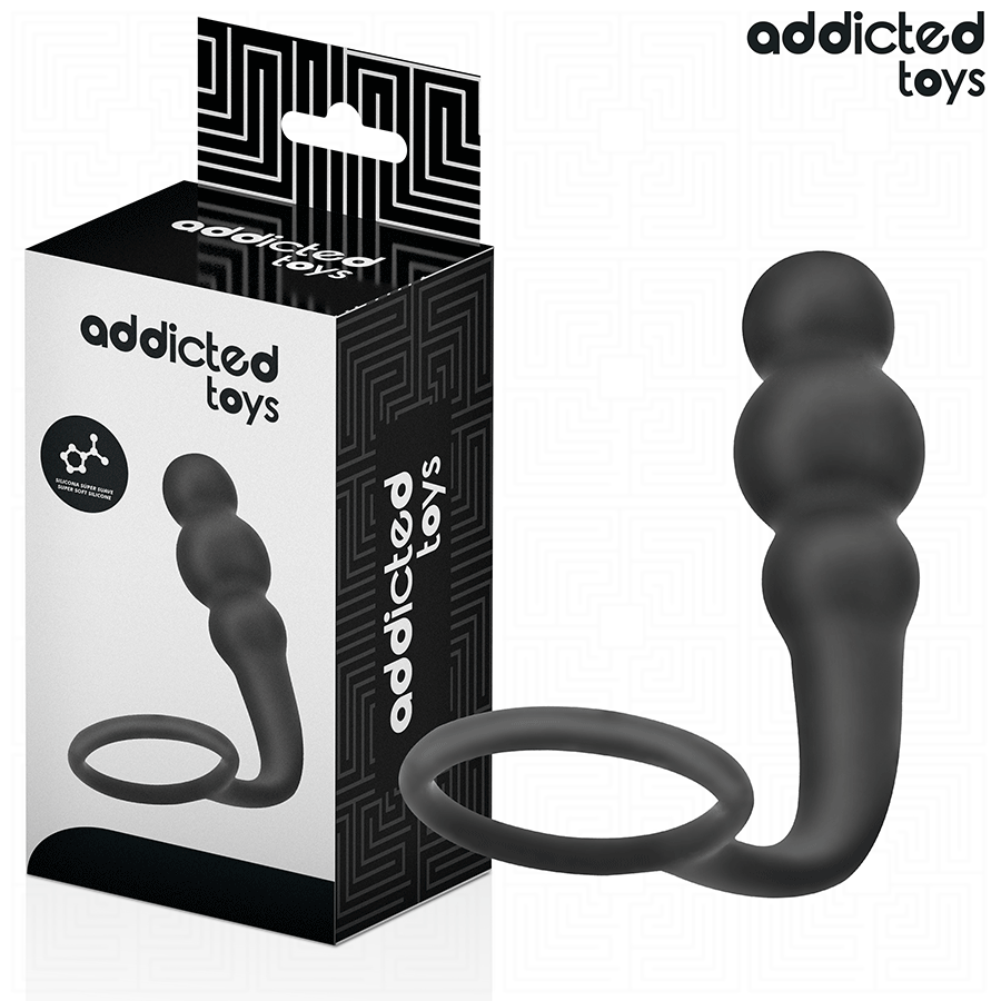 Addicted Toys Anal Plug med Ring i silikon