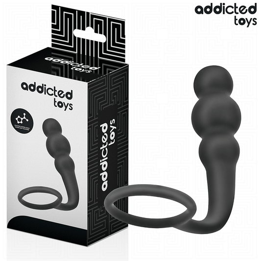 Addicted Toys Anal Plug med Ring i silikon