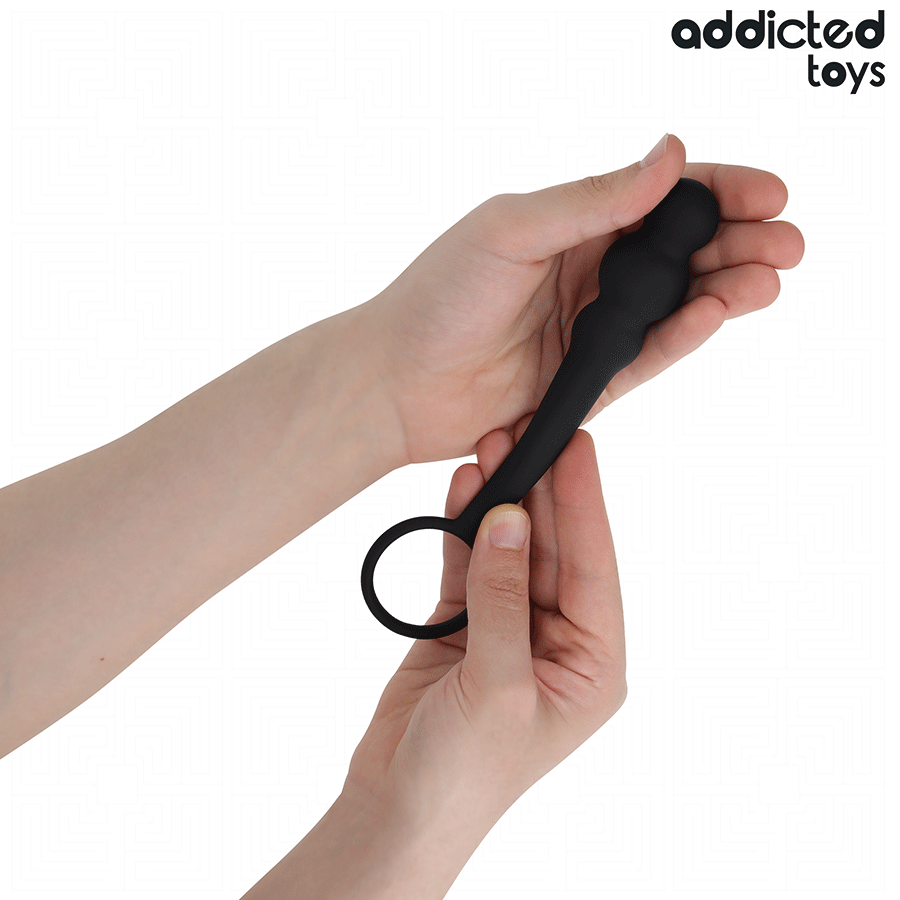 Addicted Toys Anal Plug med Ring i silikon