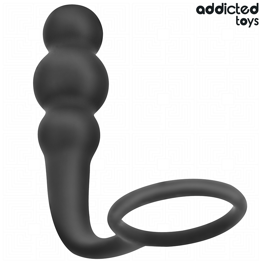 Addicted Toys Anal Plug med Ring i silikon