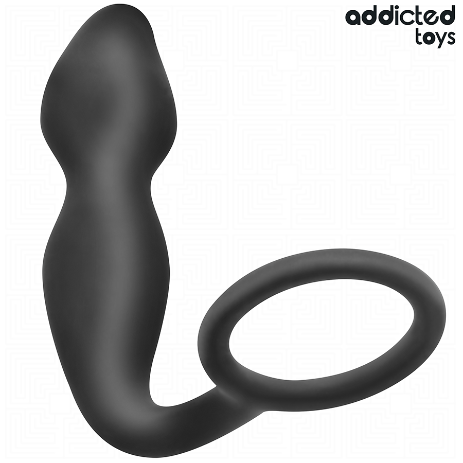Addicted Toys Anal Plug med Ring Silikon Modell 2