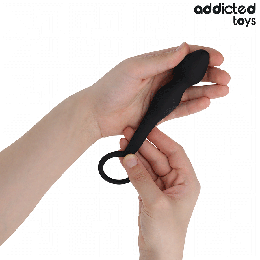 Addicted Toys Anal Plug med Ring Silikon Modell 2