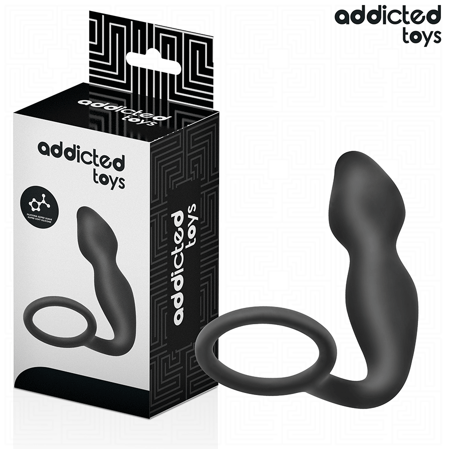 Addicted Toys Anal Plug med Ring Silikon Modell 2
