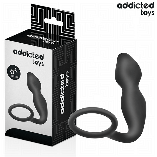 Addicted Toys Anal Plug med Ring Silikon Modell 2