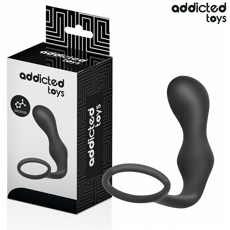 Addicted Toys Anal Plug med Ring Silikon Model 3
