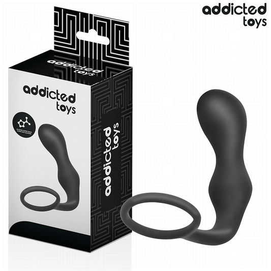Addicted Toys Anal Plug med Ring Silikon Model 3