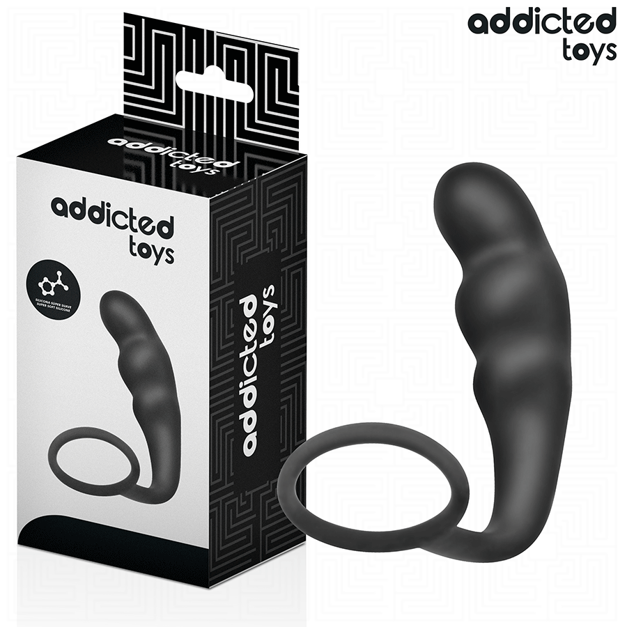 Addicted Toys Anal Plug med Ring Silikon Modell 4