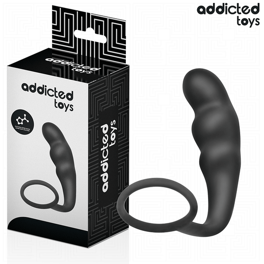 Addicted Toys Anal Plug med Ring Silikon Modell 4