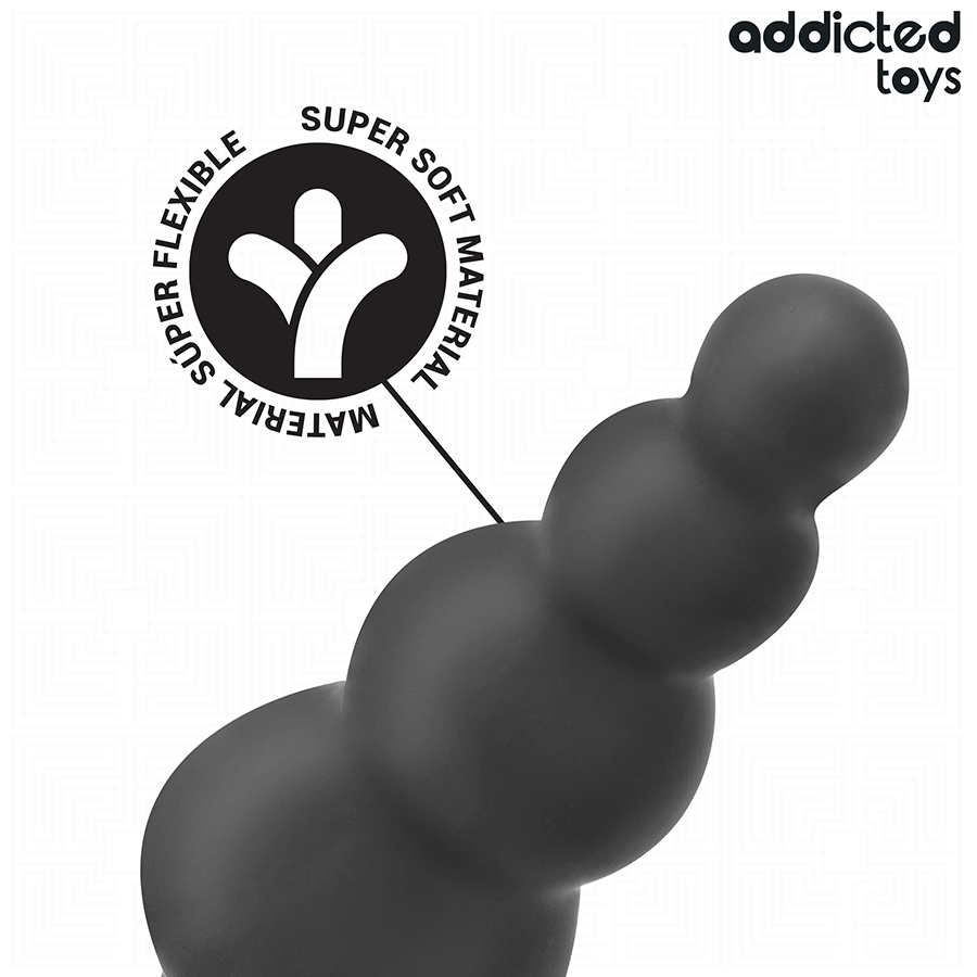 Addicted Toys Anal Plug med Ring Silikon Modell 5