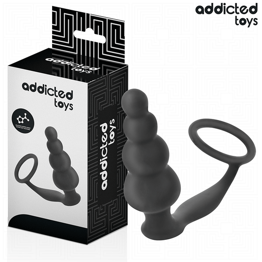 Addicted Toys Anal Plug med Ring Silikon Modell 5