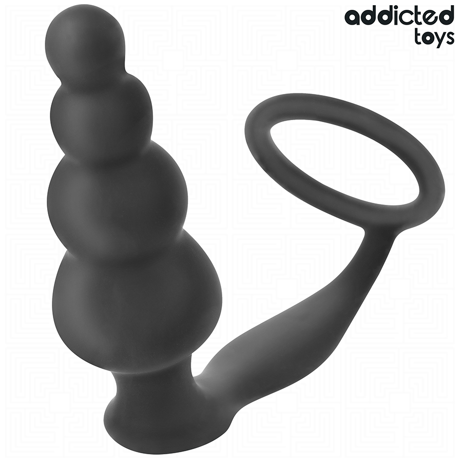 Addicted Toys Anal Plug med Ring Silikon Modell 5