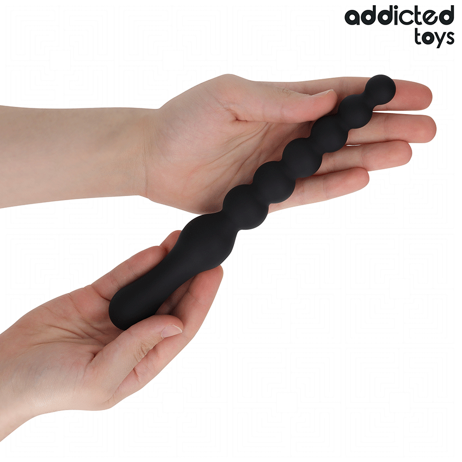 ADDICTED TOYS Double Anal Massager i silikon, 24 cm