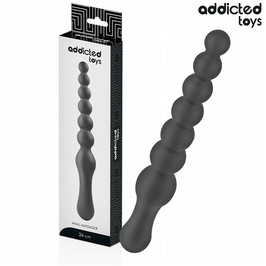 ADDICTED TOYS Double Anal Massager i silikon, 24 cm