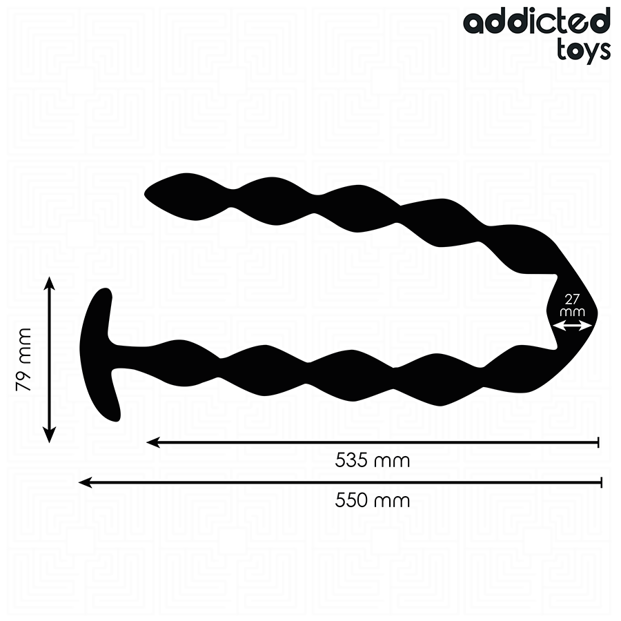 Addicted Toys Extra Long Silikon Anal Plug