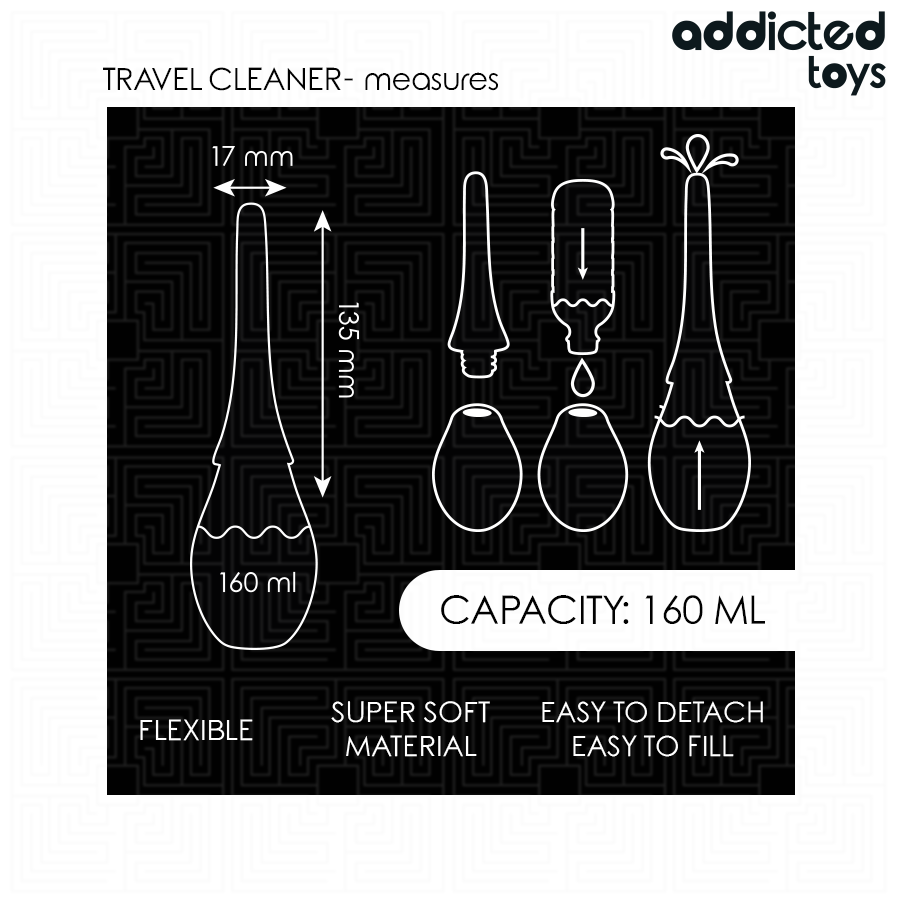 Addicted Toys Travel Cleaner Silicone Model 3