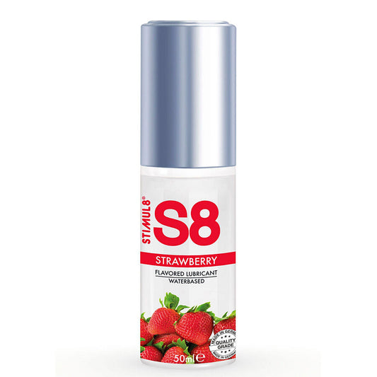 S8 jordgubbsgel 50 ml, vattenbaserat glidmedel