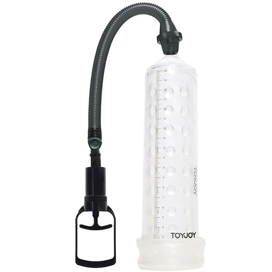 TOYJOY kraftfull massagepump med genomskinlig hylsa