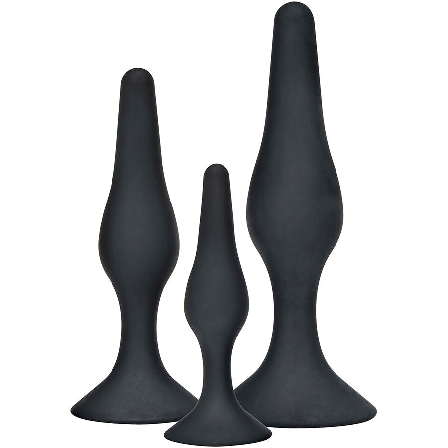 TOYJOY Curvy Companions analpluggar 3 delar svart