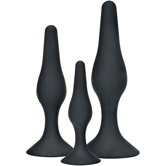 TOYJOY Curvy Companions analpluggar 3 delar svart