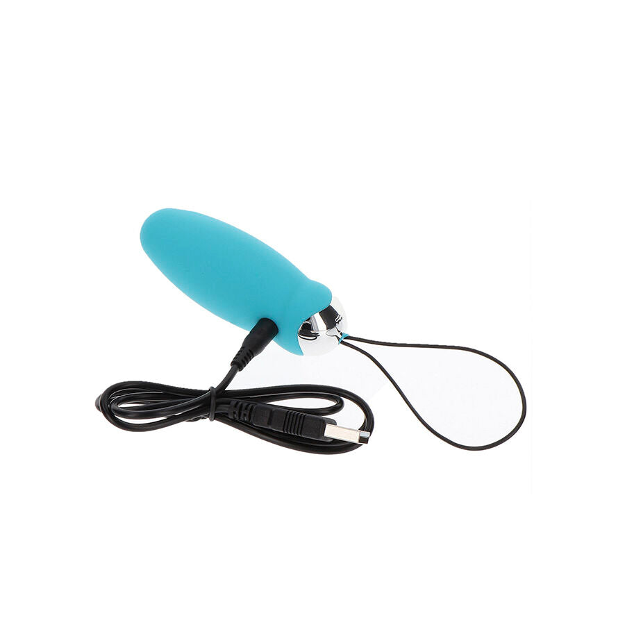 Fjärrstyrd vibrator i blått från ToyJoy