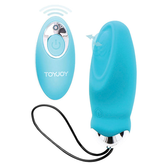Fjärrstyrd vibrator i blått från ToyJoy