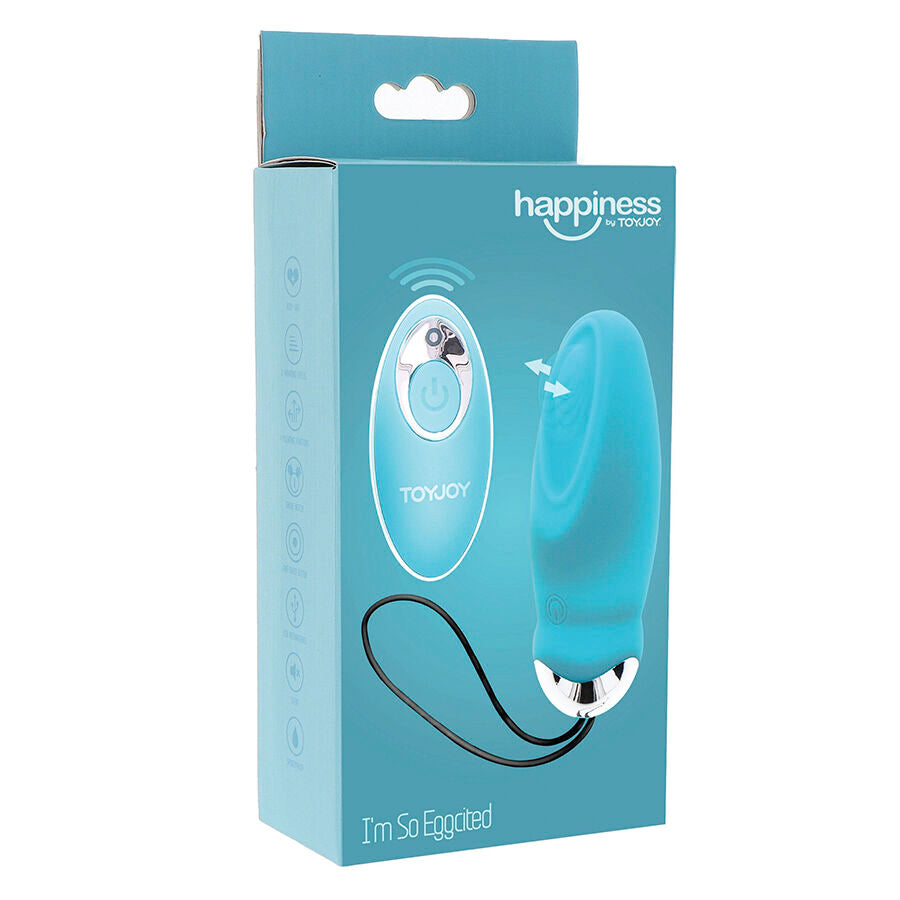 Fjärrstyrd vibrator i blått från ToyJoy