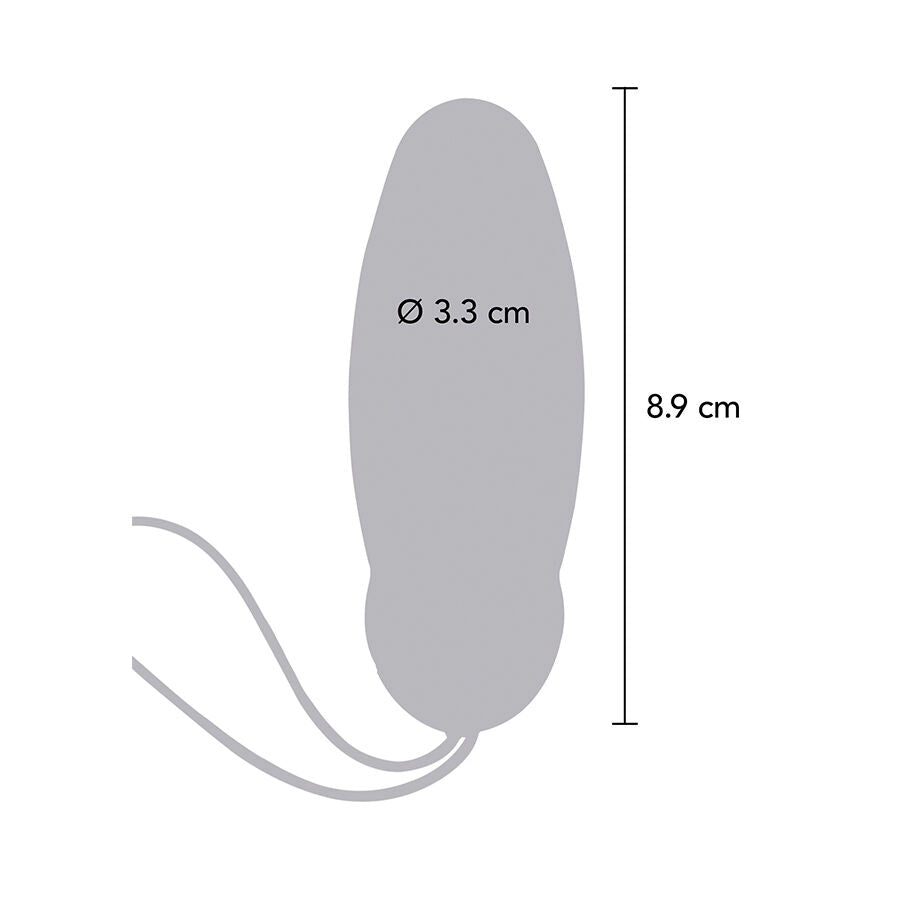 Fjärrstyrd vibrator i blått från ToyJoy