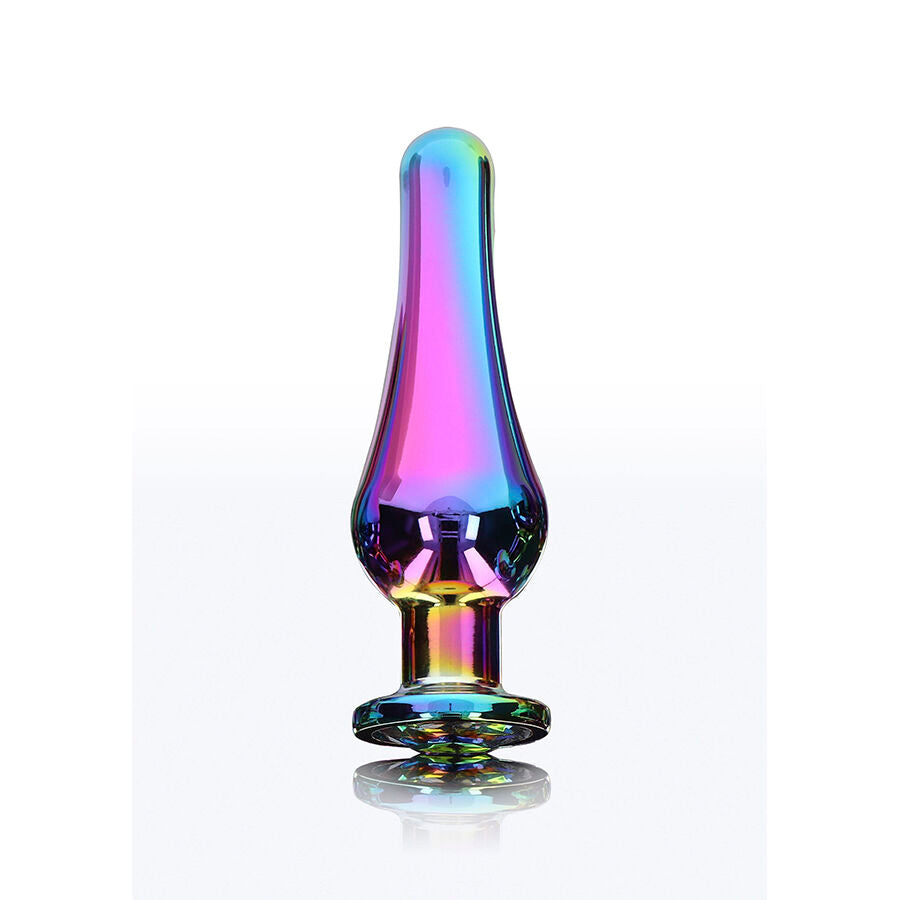 TOYJOY Twilight Bum Bijou medium analplugg med regnbågsjuvel