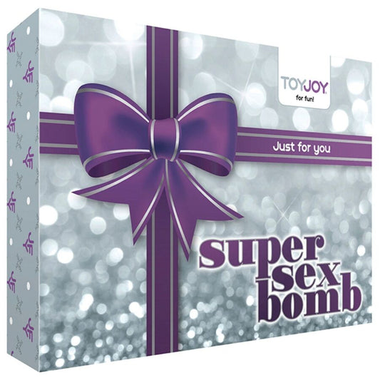 ToyJoy Super Sex Bomb Box med festlig design och innehåll